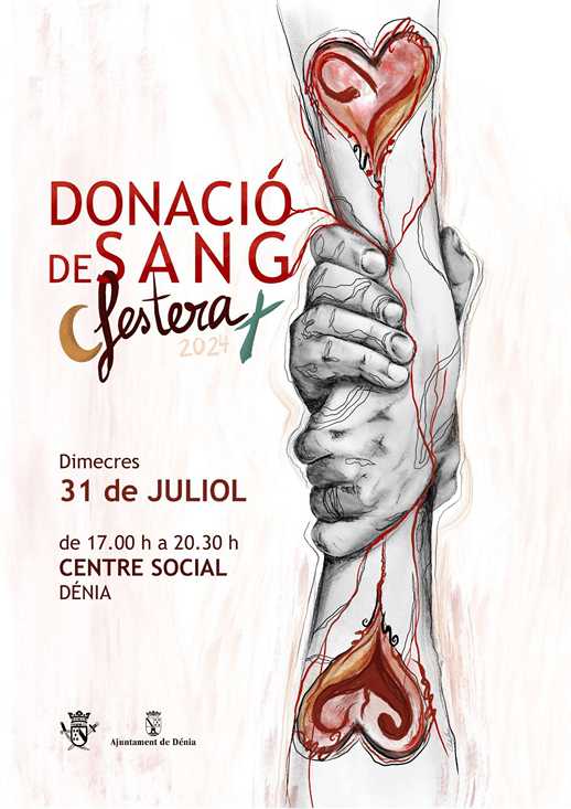  
El Ajuntament de Dénia y la FEMMIC hacen un llamamiento a la solidaridad con una nueva donación de sangre festera 