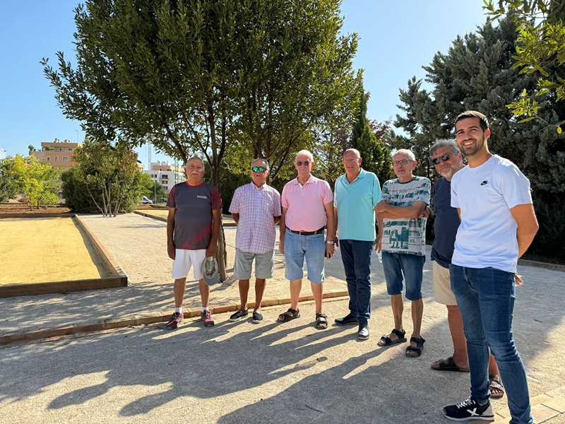 L'Ajuntament de Dénia habilita quatre noves pistes de petanca en el Bosc de Diana