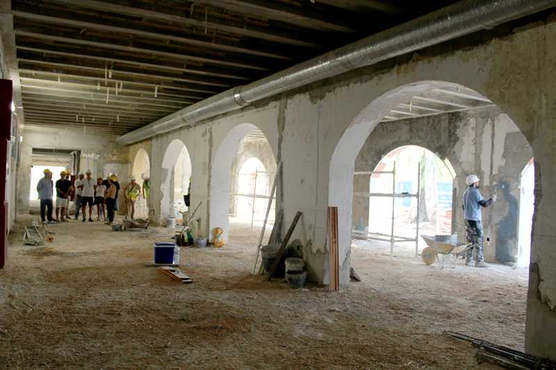 Las obras de la casa de Torrecremada entran en la recta final