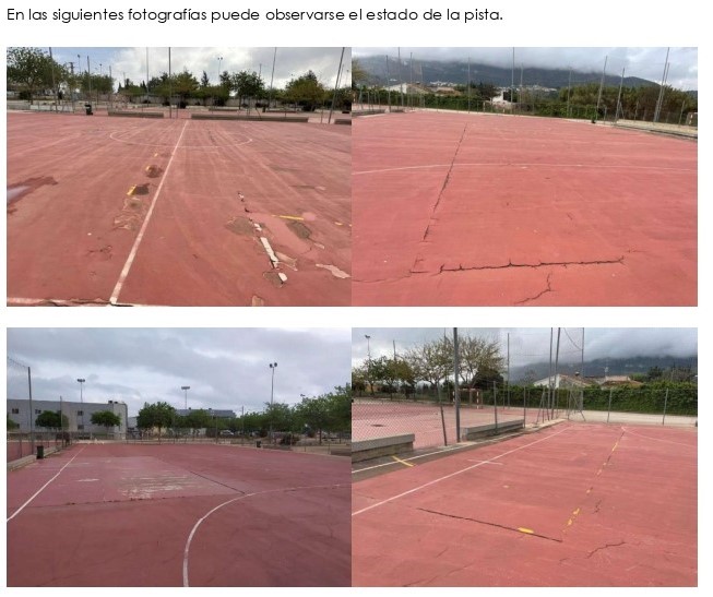 Aprobado el proyecto de renovación de dos pistas deportivas de Madrigueres