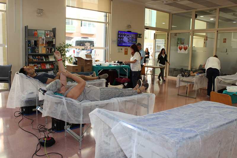 Maratón de donación de sangre en Dénia