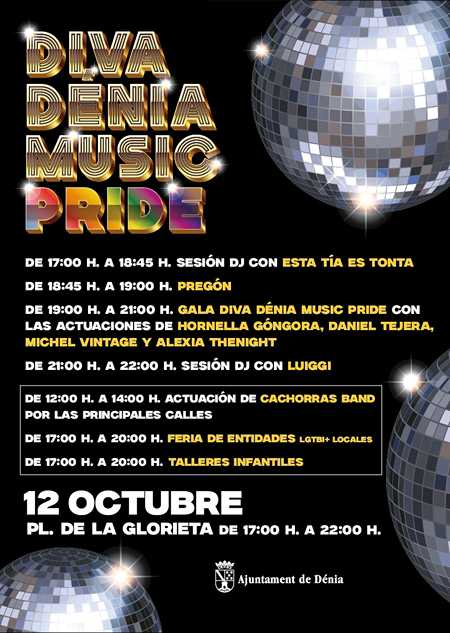  

Dénia celebra la diversidad con una fiesta dedicada a las grandes divas de la música 