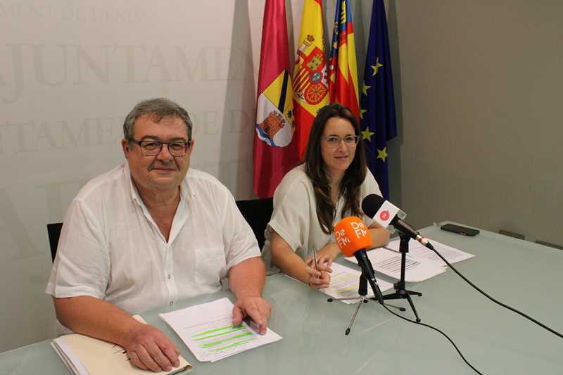 Els regidors Paco Roselló i Sandra Gertrúdix