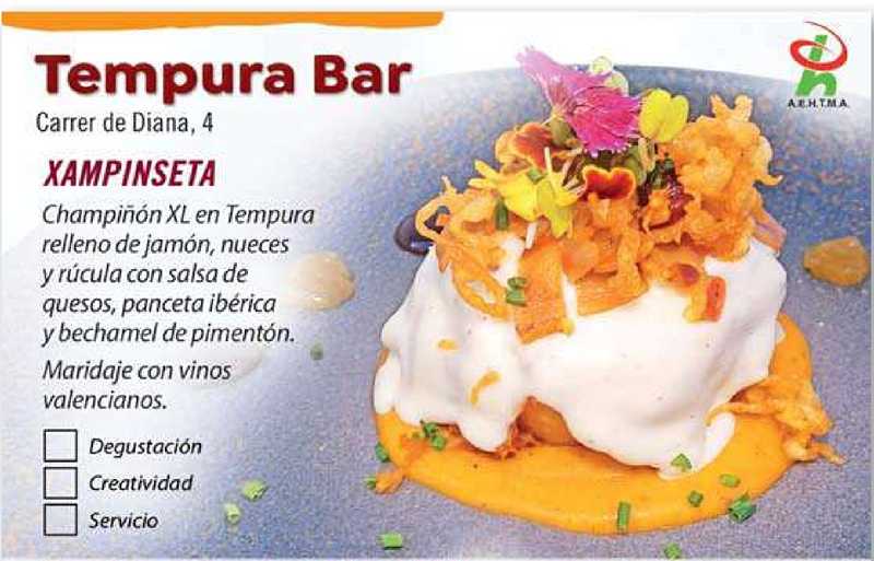 'Xampinseta', de Tempura Bar, guanyadora de l'edició passada