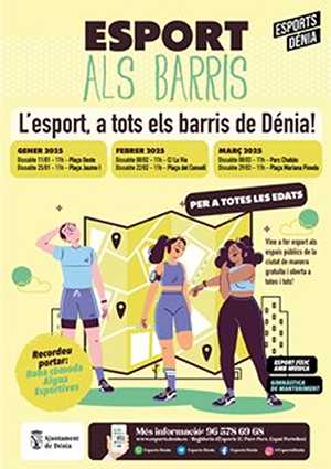 El deporte llega a los barrios de Dénia