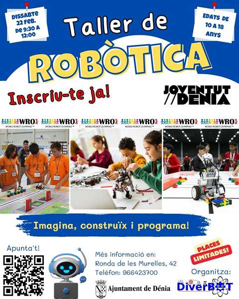 Dénia impulsa la robótica educativa con un taller previo a la World Robot Olympiad