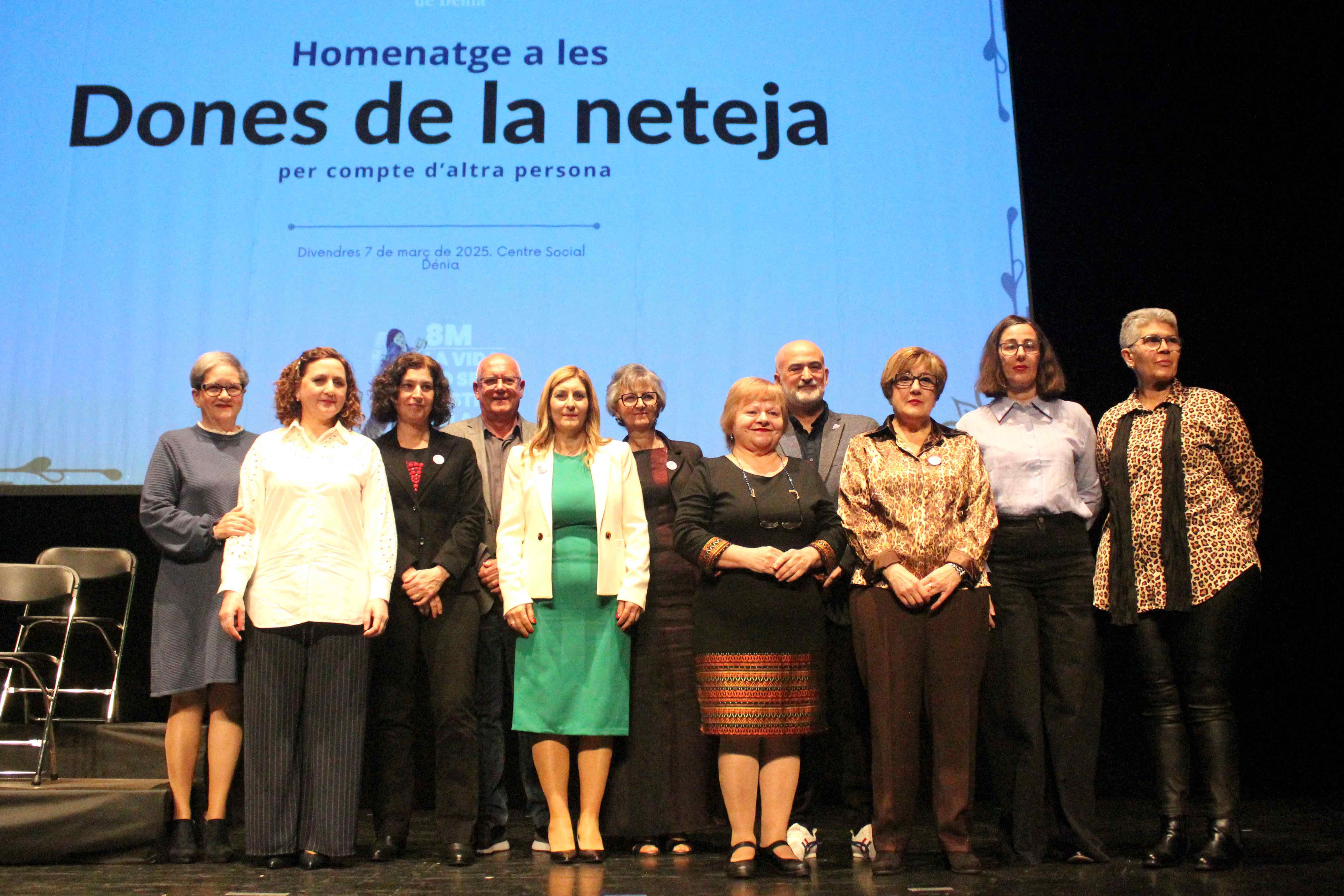 Dénia homenatja el col·lectiu de dones netejadores amb motiu de la commemoració del Dia de l...