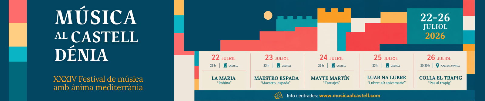 Musica al Castell Dénia