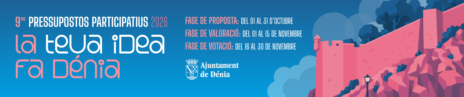 9ª Edició: Pressupostos Participatius Dénia 2026